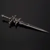 World of Warcraft  Anime Figure Arthas Menethil Lich King Frostmourne Sword Set  Peripheral Metal Weapon Model Boy Gift Toy Game 3