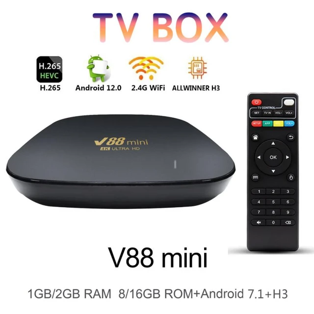 Best selling set-top box TV-BOX 1 + 8GB HD WiFi HDMI-compatible Smart TV Box  Set-top box media player for Android 7.1 OS TV box - AliExpress