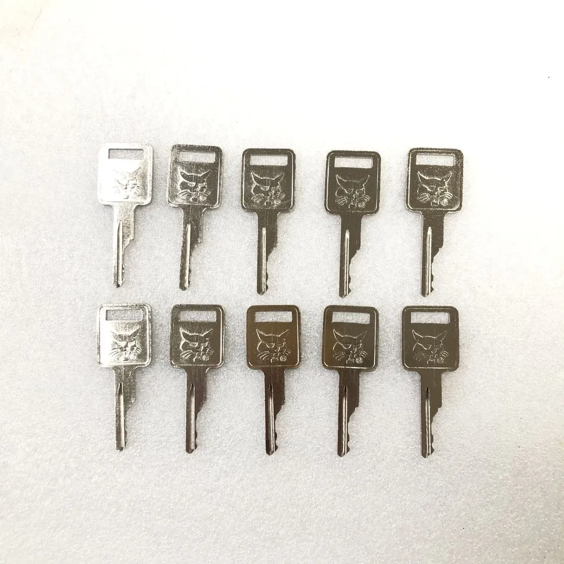 10Pcs D250 Key 6693241 Per Minipala Bobcat E Mini Escavatore