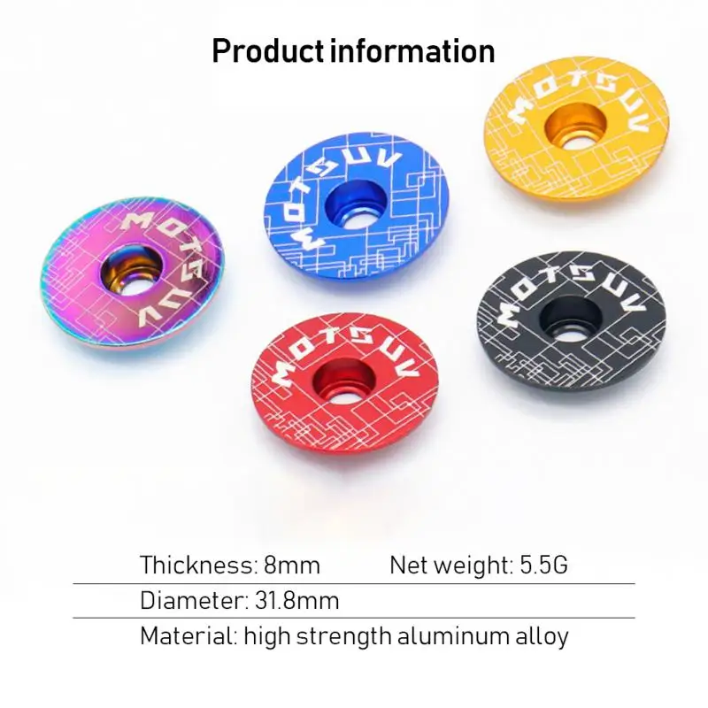 Tappi In Titanio Per Cuffie - Set Da 1 Con Bullone, Finitura Oro, Compatibile Con Formati Da 28,6 Mm - 6