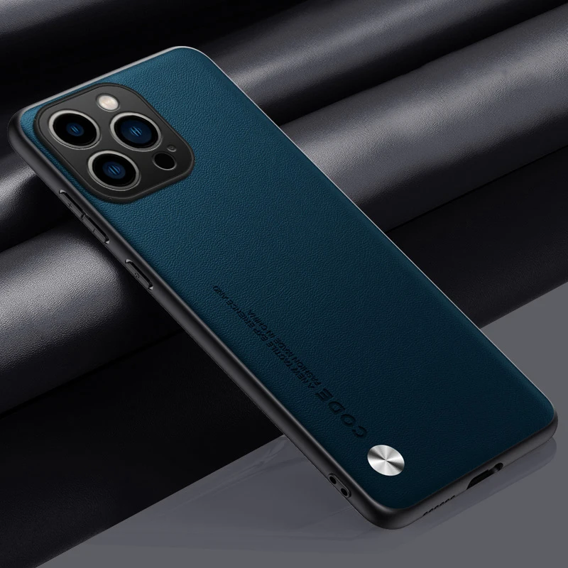 Elegant Ultrathin Leather Phone Case - Shockproof Soft Back Cover