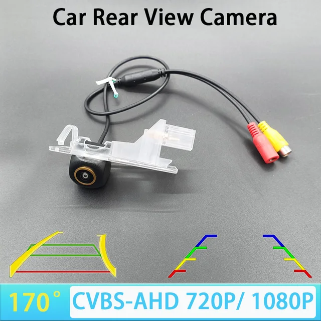 170 Degree AHD 1080P CVBS Car Camera For Renault scenic 2 3 Kaptur Clio Modus Megane 3 Thalia Backup Bracket License Plate Light