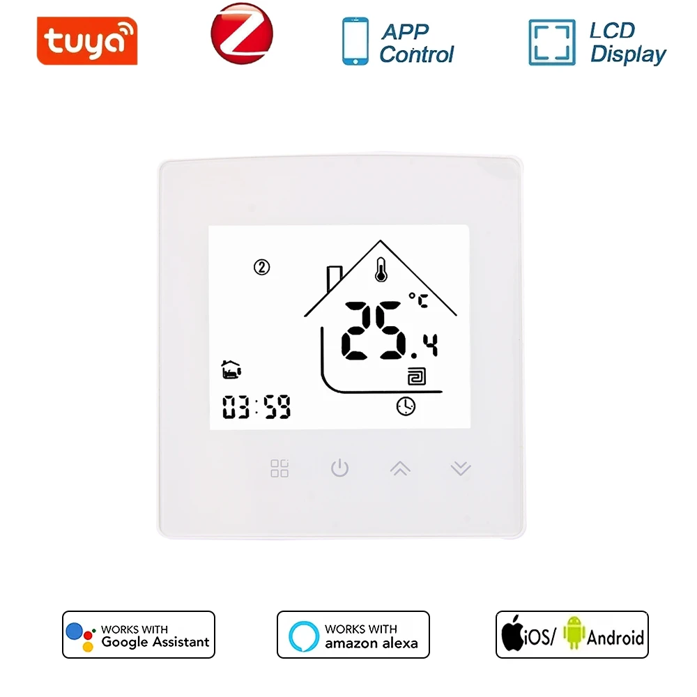 X5H Zigbee Thermostat Electric Floor/Water Heating/ Gas Boiler