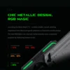 Black Shark T11 TWS Wireless Earbuds with Active Noise Cancellation, Bluetooth 5.3, 30 Hour Battery Life, RGB Light, Low Latency 3