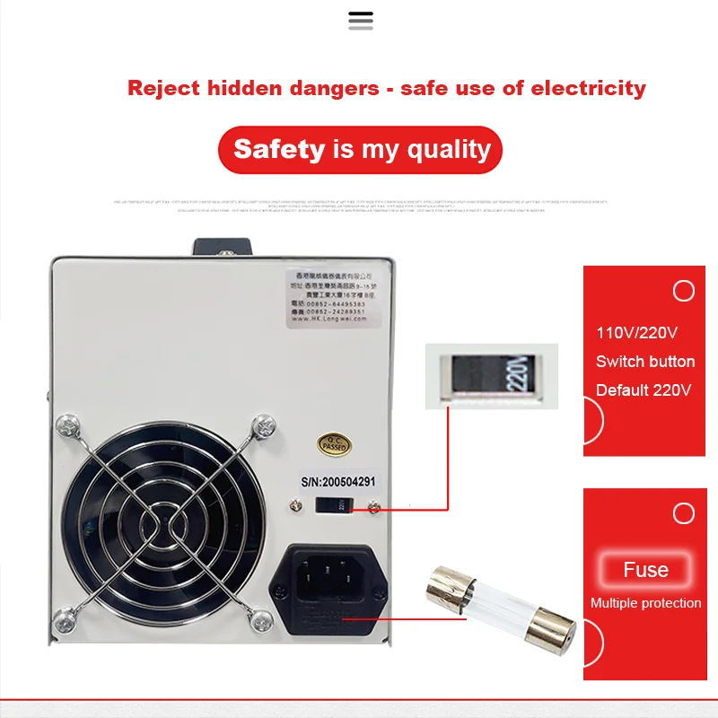 30V 10A DC Switching Power Supply LONGWEI PS-3010DF Bench Equipment For Testing