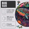 Wooden Puzzle Mandala Whale Jigsaw Puzzles Toys For Boys Animal Wood Puzzle Gifts For Friends Puzzle Lovers Kids Games Boardgame 2