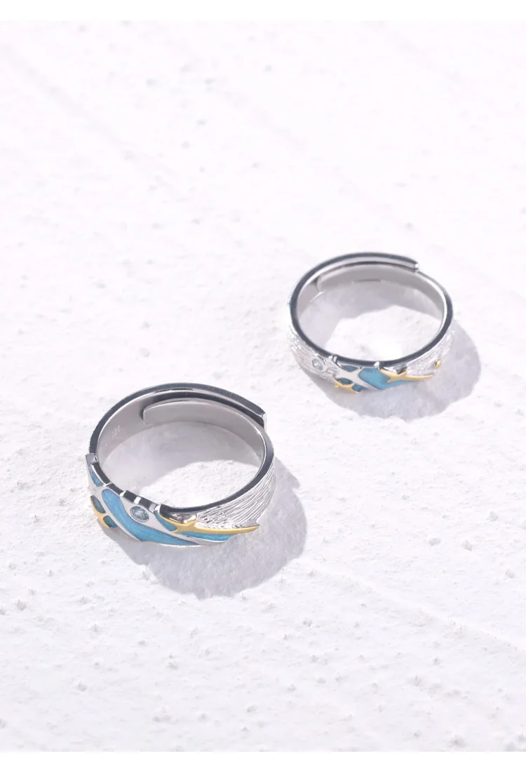 Celestial Tide Couple Rings 12 Celestial Tide Couple Rings S10b0e503a4444ec691a378f094b9bf887