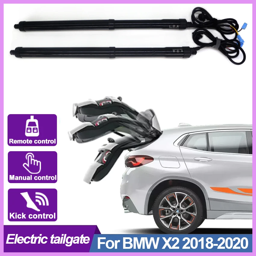 

Автомобильный подъемник для BMW X2 2018-2020, электрический привод для багажника, автомобильный подъемник, автоматический привод для задней двери, автомобильные аксессуары