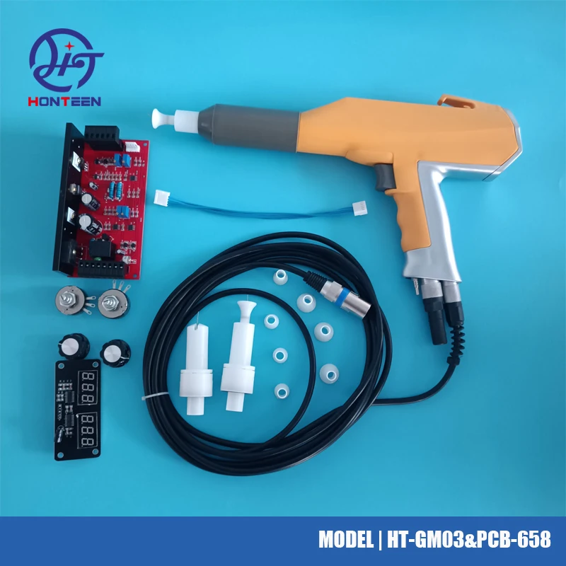 Whole Powder Spray Gun Set Including GM03 Electrostatic Powder Coating