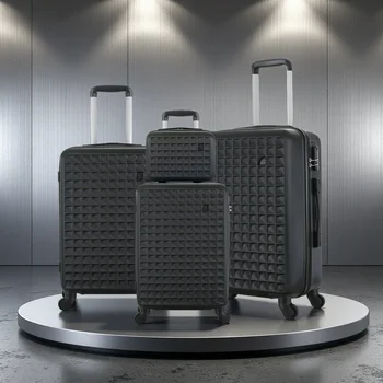 4-Piece ABS Hard side Spinner Luggage Sets 1