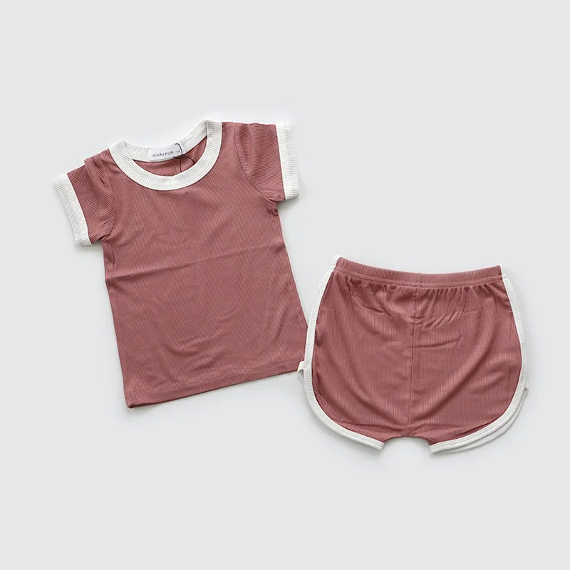 HITOMAGIC Kids Summer Clothes Boys Clothing Girls Toddler Outfits Shorts 2 Piece Set Hot Sale Little Girl Baby