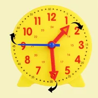 Telling Time Teaching Clock Activities Set Educational Toy Helps Kids Learn to Tell Time Homeschool Supplies Kindergartner Toy 2