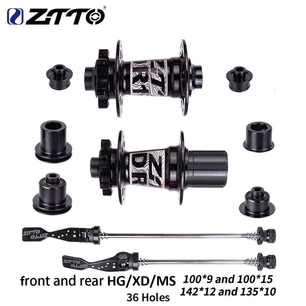 Ztto Mtb Bike Disc Brake 36 Holes 4 Sealed Bearings Hub 54t System Thru