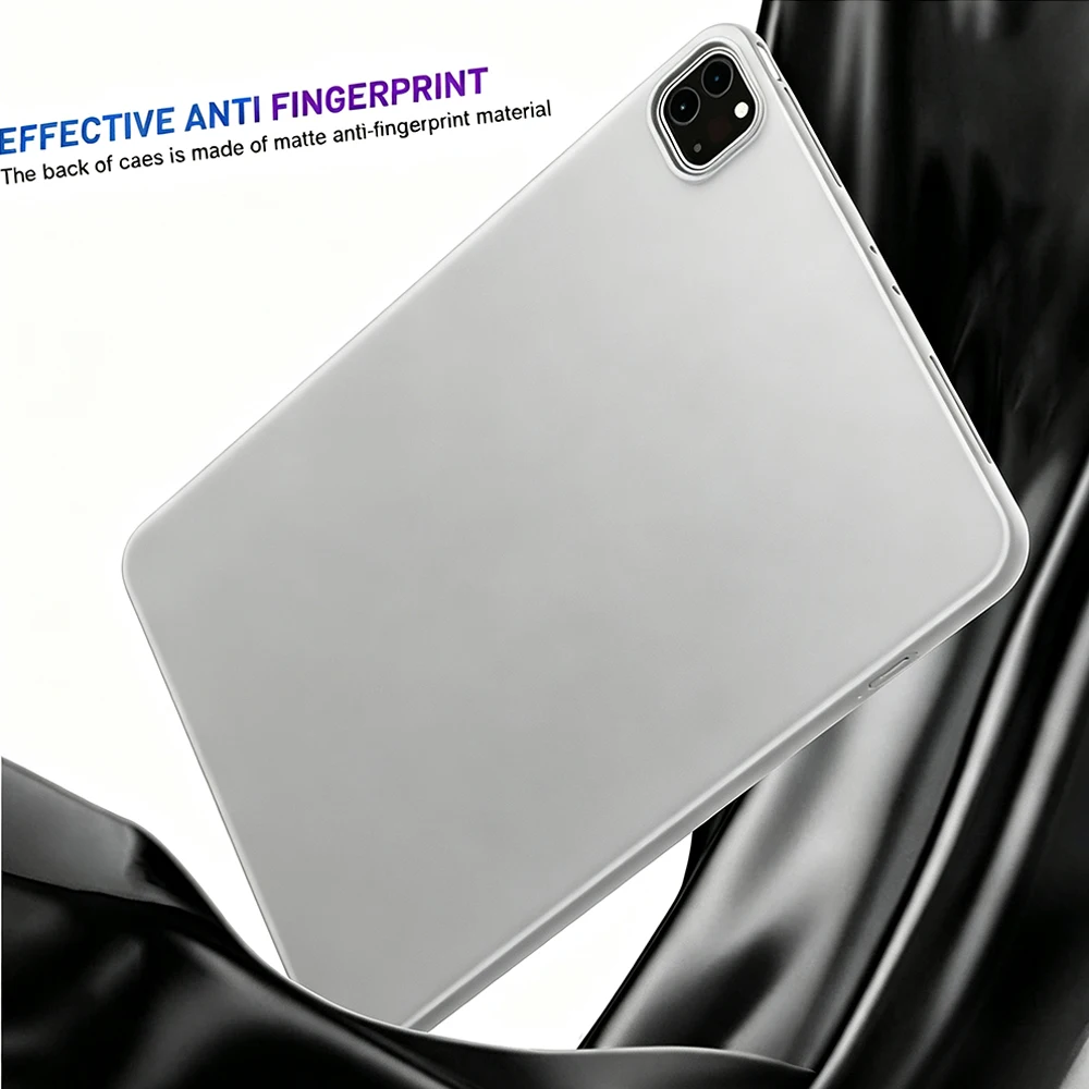 Premium Silicone Back Shell Tablet Case, Soft Protective Cover for 11-Inch and 10.9-Inch Tablets
