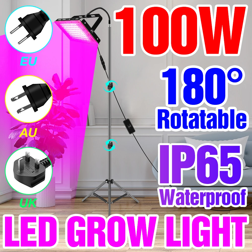 

IP65 Waterproof LED Grow Bulb Hydroponic Lamp Full Spectrum Led Plant Grow Light 25W 50W 100W Phyto Lamp Greenhouse Vegs Cultivo