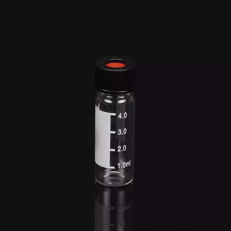 투명 스크류 탑 유리 샘플 병, 자동 헤드 스페이스 샘플링 병, 솔벤트 분석 병, 4 ml, 5ml, 100 세트