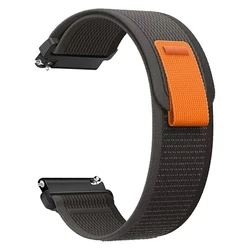 Durable Nylon Loop 20mm Watch Strap Replacement Bracelet for 1PCS 22mm (Black)