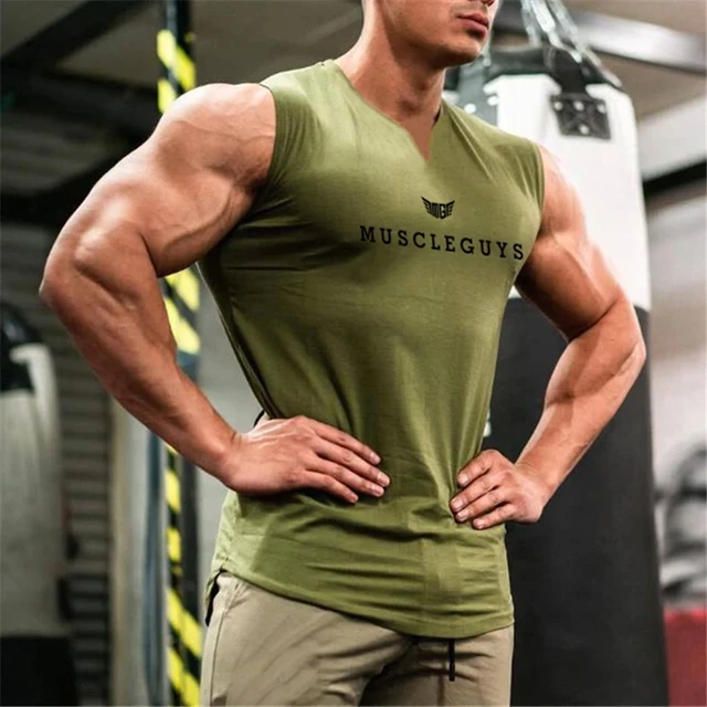 Camiseta ajustada informal para hombre, camisetas de manga corta para  gimnasio, Fitness, culturismo, Tops de algodón para hombre, ropa de  entrenamiento deportivo de verano - AliExpress