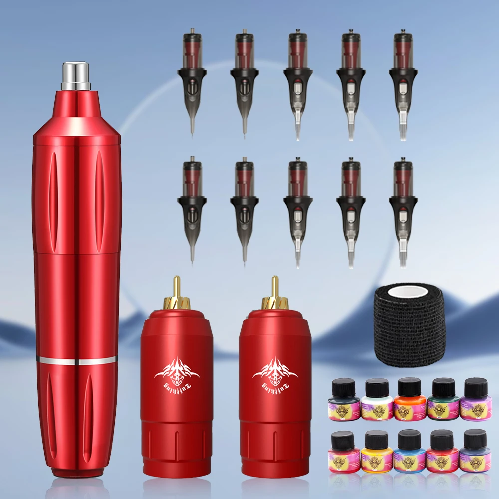 Professional Rotary Tattoo Machine Kit Tattoo Pen Machine Guns