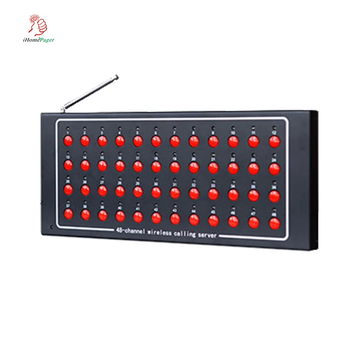 

wall mounted 48 channels display receiver wireless calling system