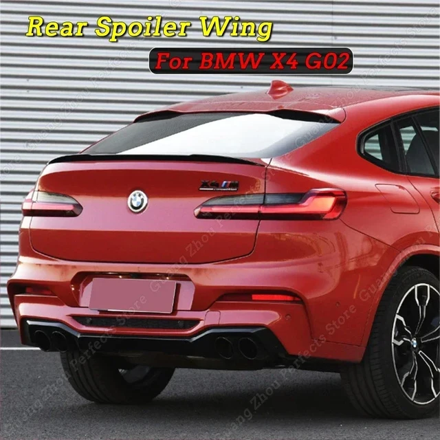 Für bmw x4 g02 m performance style auto hinten kofferraum spoiler flügel  abs schwanz stamm lippe 2018 2019 2021 2022 karosserie kits tuning neu -  AliExpress