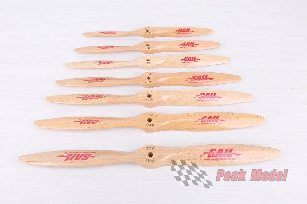 SAIL hocheffizienter CW-Propeller aus Buche \ für Nitro-Motor und Gasmotor – Detail 6