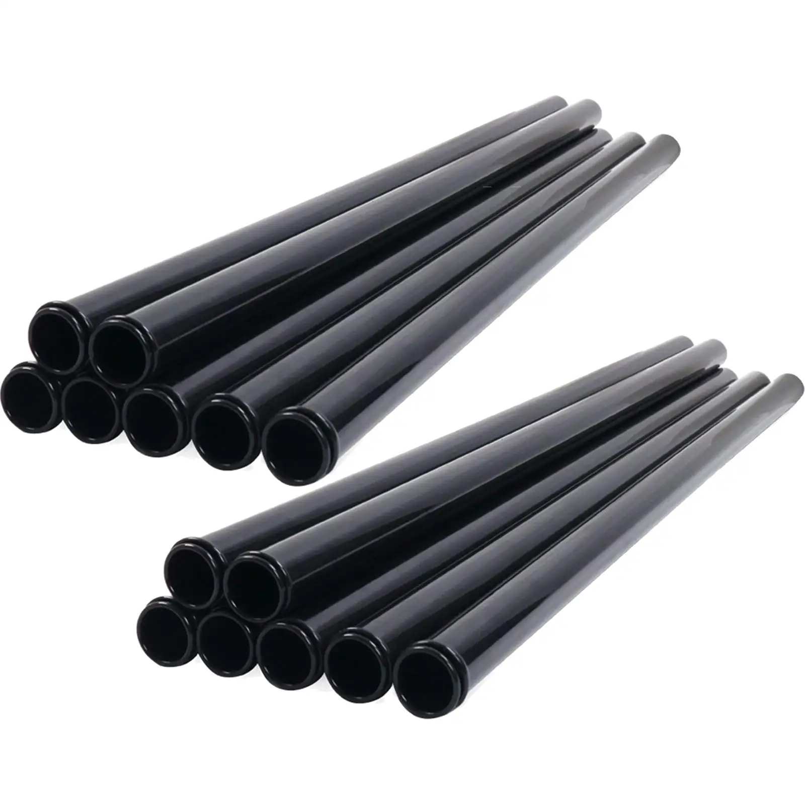 14x Golf Club Tube Black Golf Bag Tubes for Training Equipment Home Gym Gift