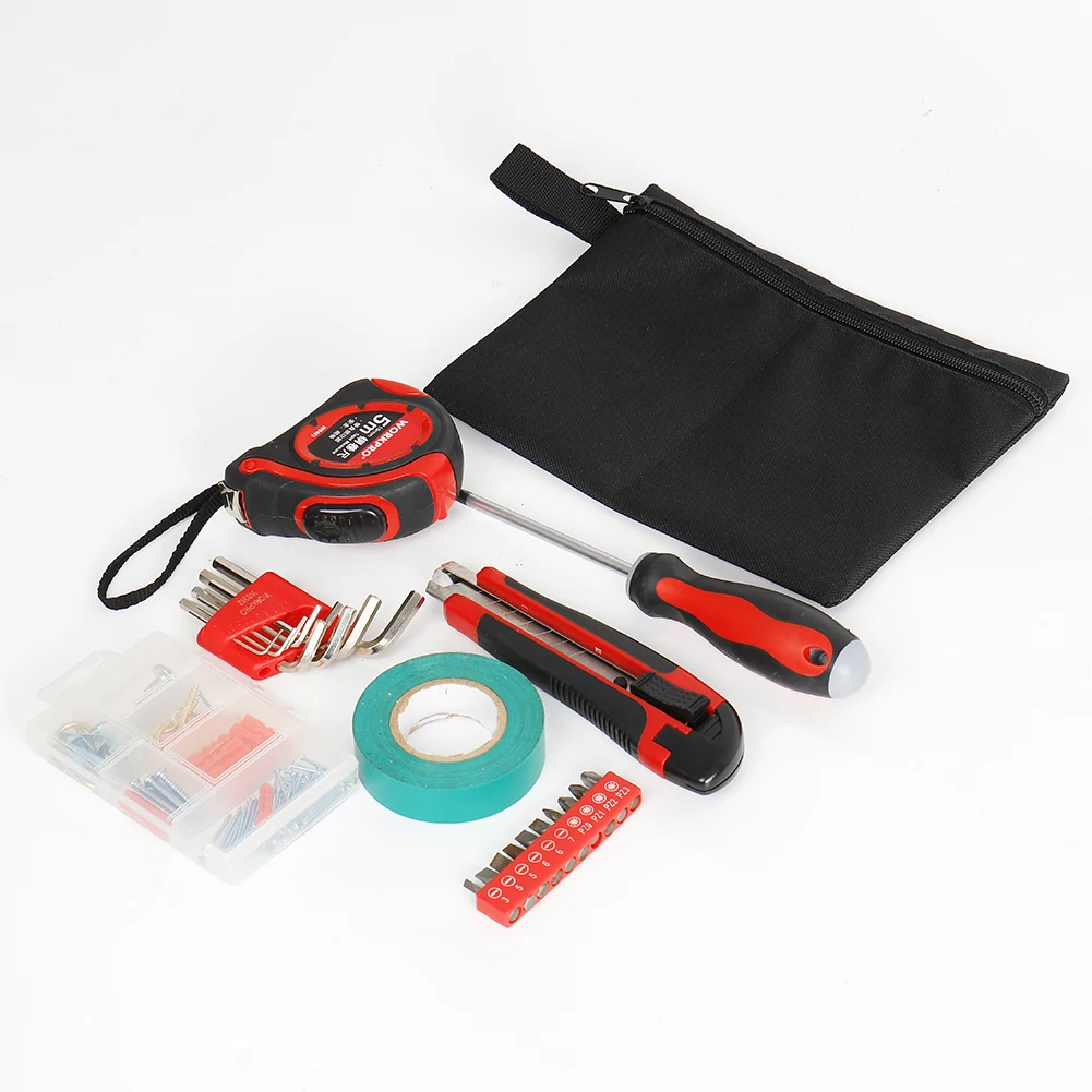 600D Oxford Fabric Hand Tool Bag Screws Nails Drill Bit Waterproof Tools Bags Canvas Instrument Case Organizer 5