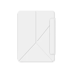 Premium Magnetic Protective Tablet Case with Y - Fold Design - Pro 13 - inch M4 M5 (White)