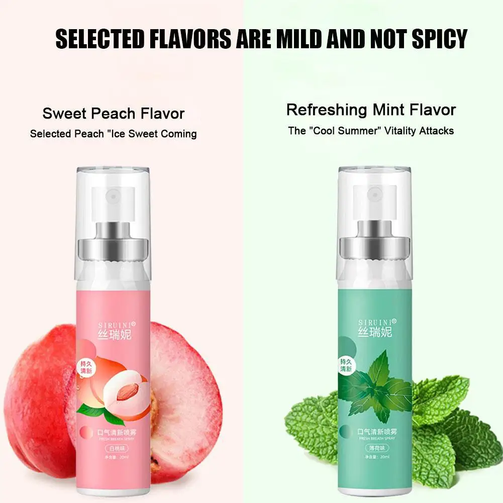 Oral Spray Remove Bad Breath Long-lasting Fresh Mouth Spray Fruity Portable Breath Freshen Oral Care Products - 6