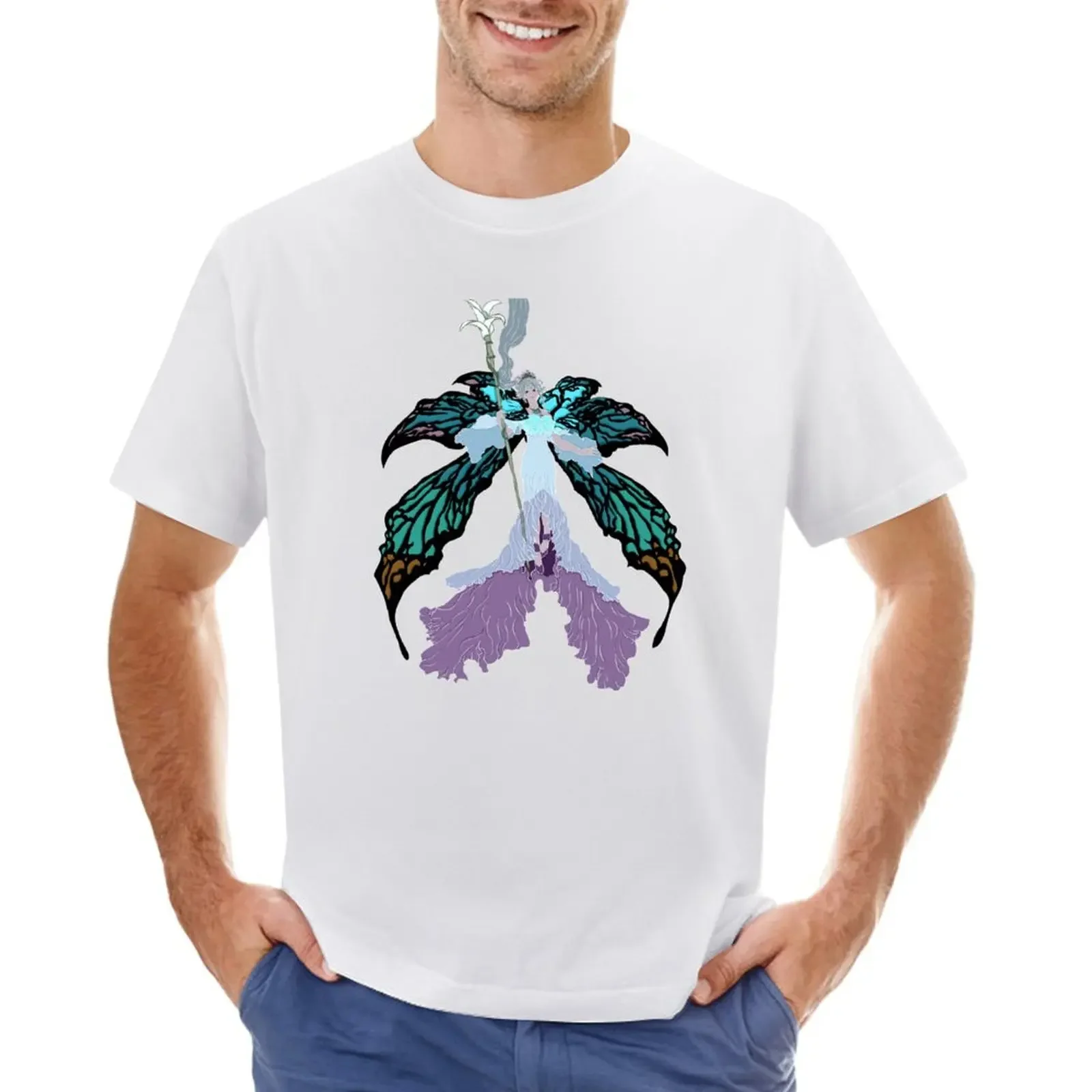 T-Shirt Titania Ffsniv Fan Art Taglie Forti T-Shirt Ad Asciugatura Rapida Da Uomo