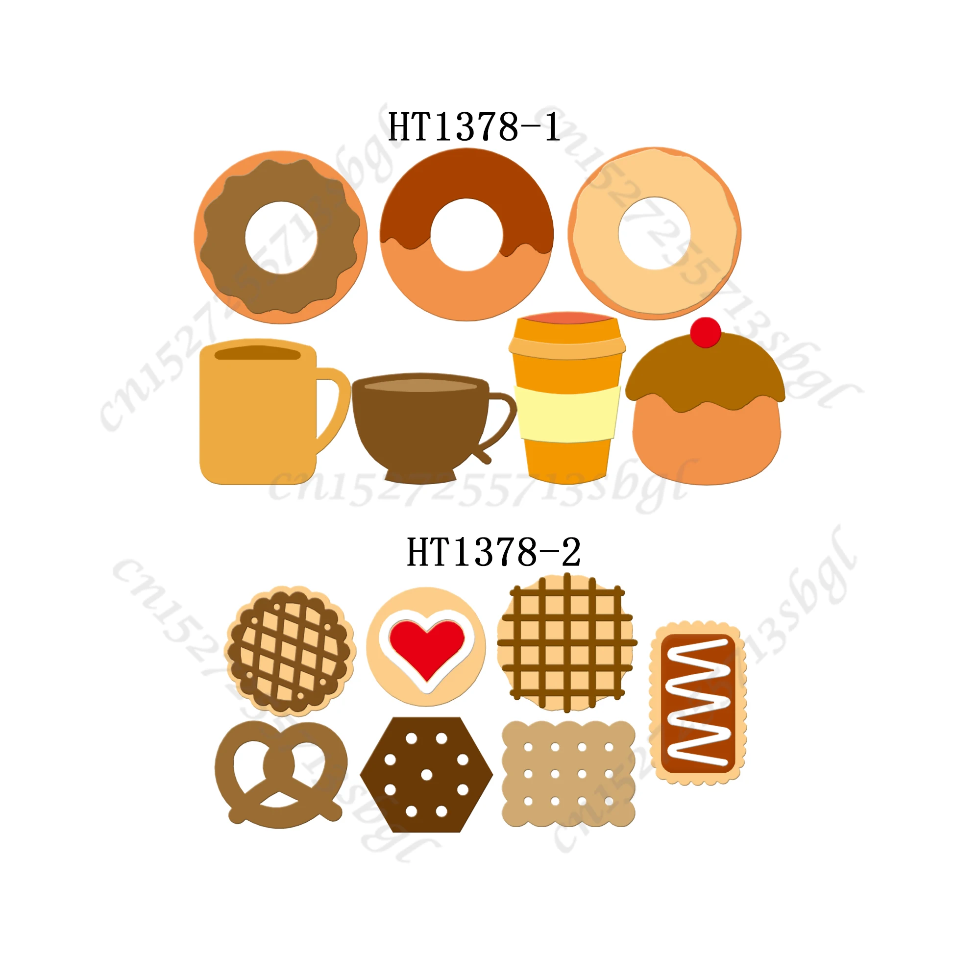 Food Cutting Dies - New Die Cutting And Wooden Mold,HT1378 Suitable For Common Die Cutting Machines On The Market.