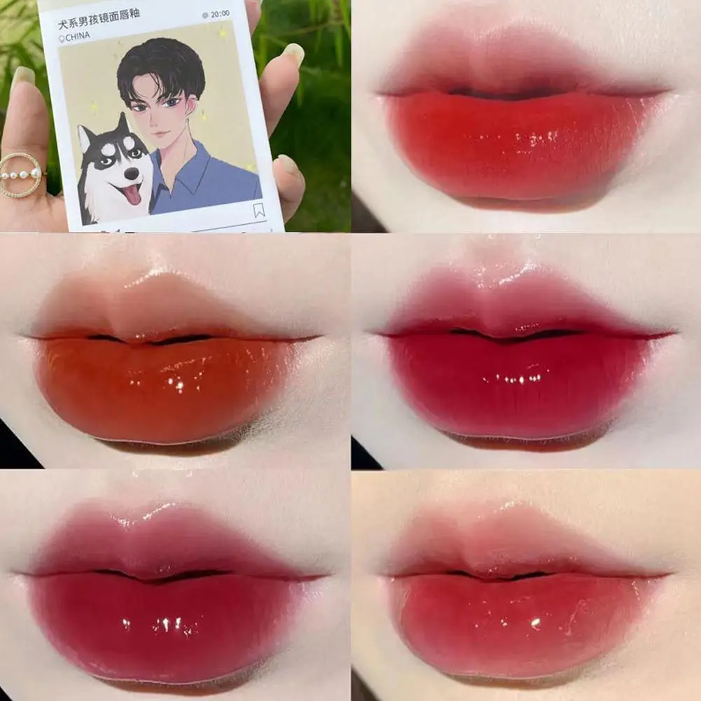 

5Pcs Cigarette Lip Gloss Set Matte Red Tint for Lips Makeup Long Lasting Water Mirror Lip Glaze Waterproof Lipstick Kit Cosmetic