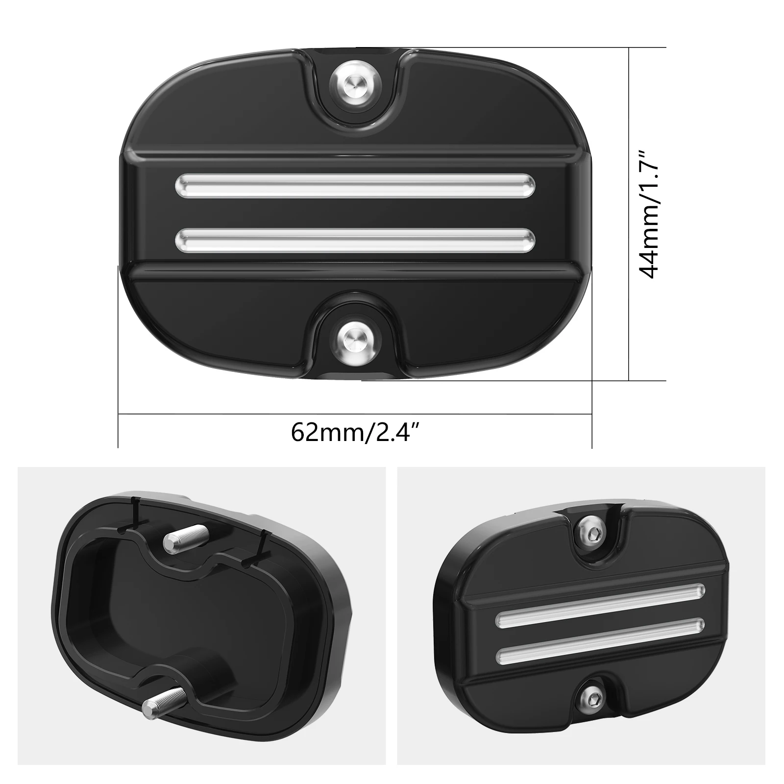 Für Harley Street Glide FLHX 2008–2023 Hauptbremszylinder-Abdeckung hinten Road King Special FLHRXS Road Glide FLTRX Special FLTRXS – Detail 10
