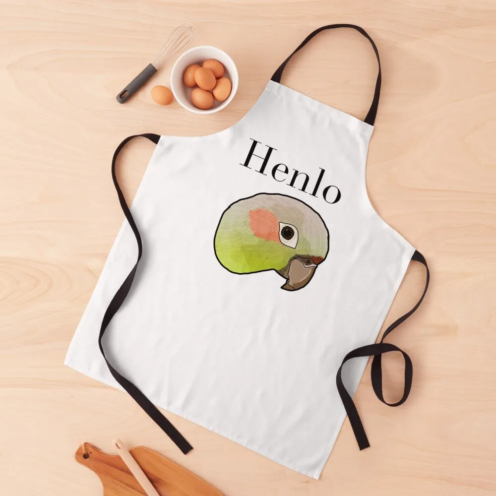 

Henlo birb Apron Costume Waiter household woman Utensils For Kitchen Apron
