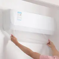 Housse anti-poussière pour climatiseur intérieur, 86x31cm/95x31cm, housse de protection murale tout compris pour climatiseur 4