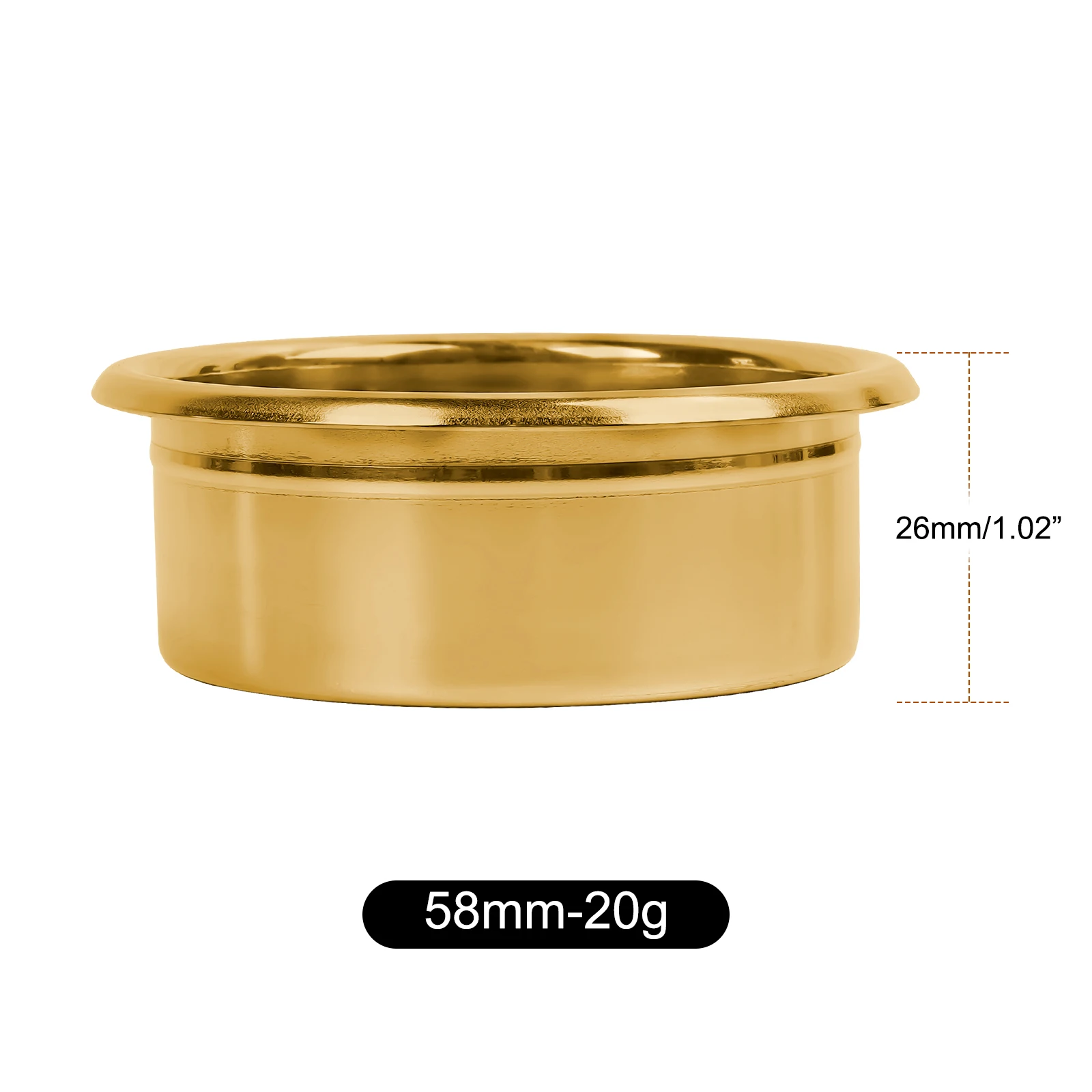 فلتر سلة قهوة اسبريسو بدون قاعدة عالي الدقة من الس...