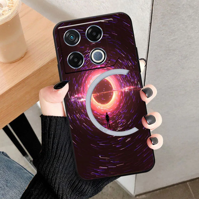 Sleek Black TPU Shockproof Phone Case - Soft Silicone Protective Back Cover