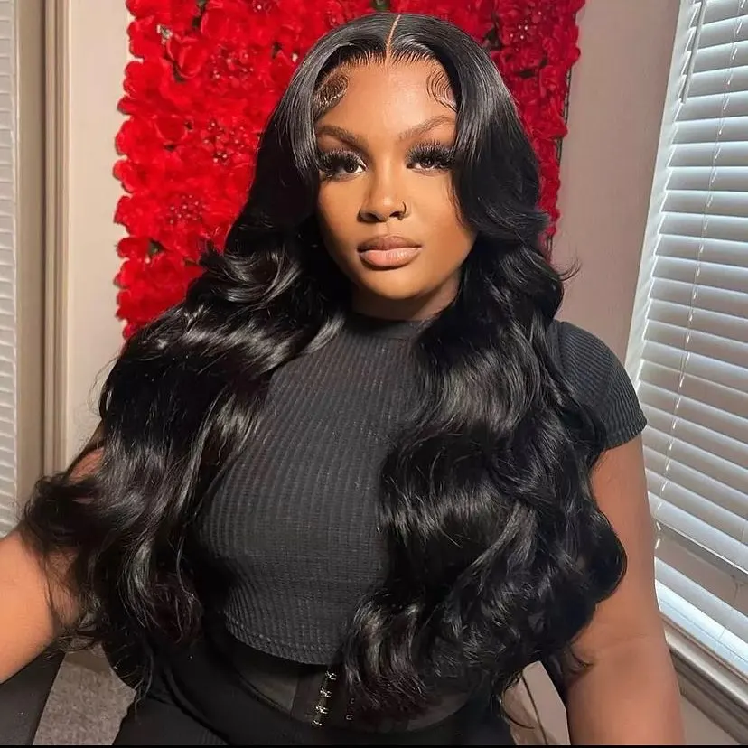 

4x6 5x5 Pre Cut HD Lace Front Body Wave Wigs Human Hair Wear and Go Pre Plucked Glueless Brazilian Virgin Hair Lace Closure Wig