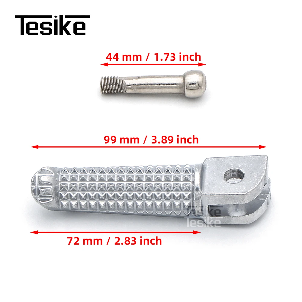Front Footrest Foot Pegs Pedal for YAMAHA MT09 MT03 MT-10 MT-07 2014- YZF-R3 YZF R15 R3 R25 2014- motorcycle accessories motorcycle footrests motorcycle foot pedals