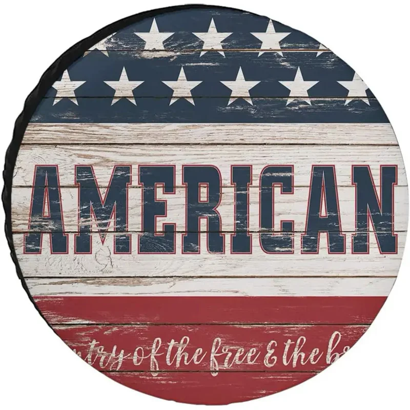 

Чехол для запасных шин, крышка из полиэстера для джипа, автомобиля, квадрокоптера, кроссовера, кемпера, чехлы для колесных шин Day14 15 16 17 дюймов