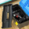 Portable Shockproof Tool Box Electrician Large-capacity Case Work Toolbox Empty Carrying Screwdriver Tool Storage Box 4