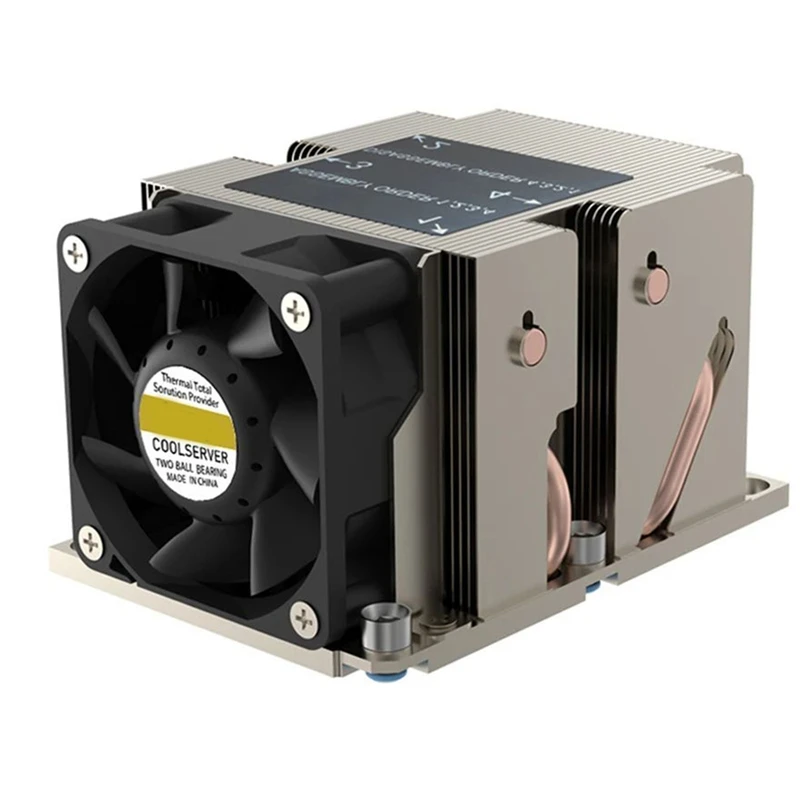 Cooling Fan LGA3647-2U-R83 240W For Lga 3647 Narrow Type Radiator 2U Heat Sink 4 Heat Pipe Side Blow