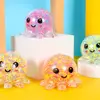1 Pc Glowing Light Squid Vent Ball TPR Squeeze Toys Decompression Toy Bubble Octopus Ball Stress Relief Toy Gift For Kids 1