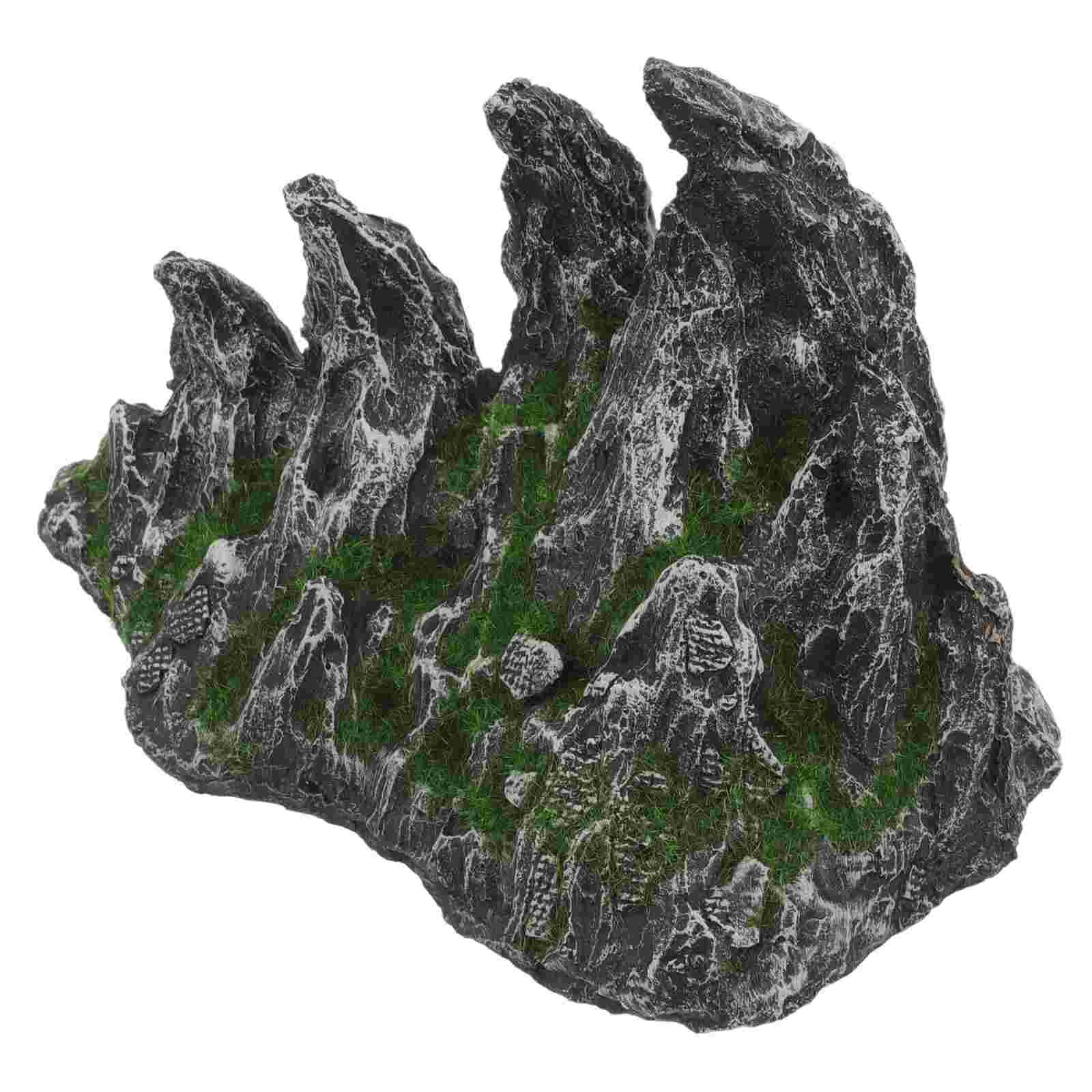 

Fish Tank Mountain Decor Aquarium Simulation Landscaping Rockery Decoration