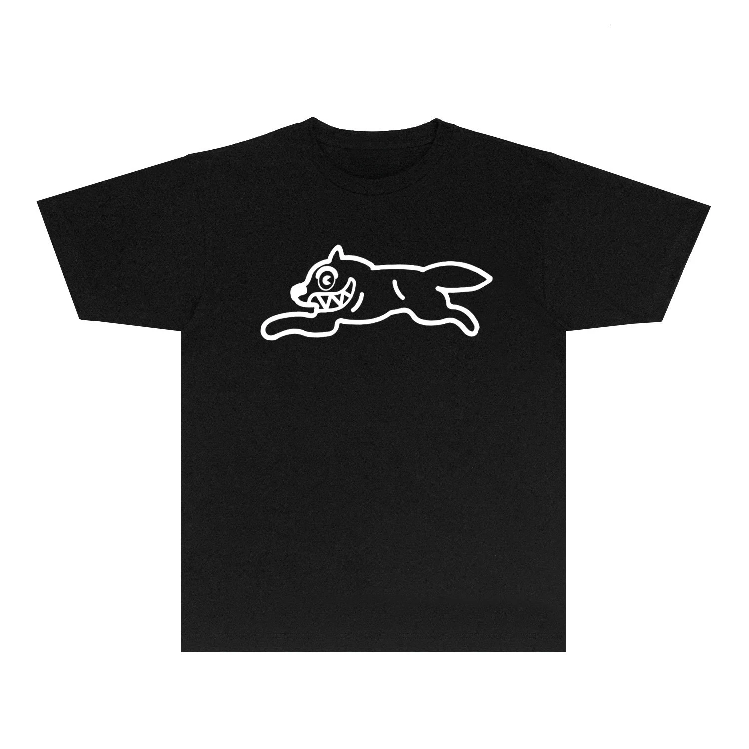 European and American Fashion Brand BBC Printed Flying Dog Ice Cream Classic Sky Dog Pattern Men and Women Short-sleeved T-shirt 3