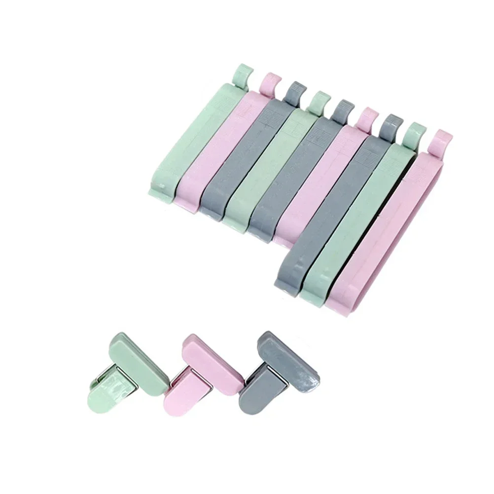 12Pcs/set Portable Kitchen Tool Bag Clips Mini Vacuum Sealing Clamp Househould Snack Storage Bag Sealer Tool sealing clips bag clips bread bag clips kitchen bag clips storage bag clips