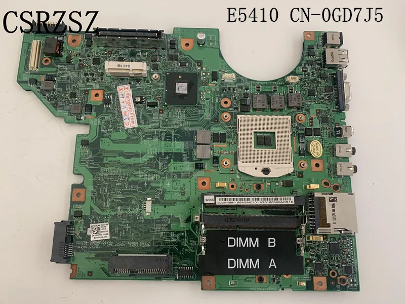 

CSRZSZ CN-0GD7J5 0GD7J5 GD7J5 For Dell Latitude E5410 Laptop motherboard Test ok 100% original