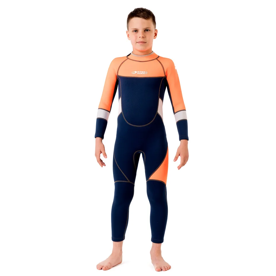 Muta In Neoprene 2.5mm Per Bambini - Intera O Shorty, Per Nuoto, Surf E Snorkeling, Design Colorato - Foto 11