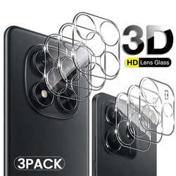 3 - Piece 3D Curved Tempered Glass Camera Lens Protectors and Protective Case Set - Redmi Note 14 5G (Global) (Transparent - 3Pieces)